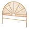 Bali & Pari Nina Modern Bohemian Honey Rattan Queen Size Standalone Headboard 243-13582-ZORO - alternate 1
